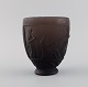 Georges De Feure (1868-1943), Frankrig. Art deco vase i lilla kunstglas. Pâte de verre teknik. ...