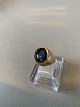 Ladies ring with opal in 14 carat GoldSize 57