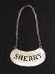 Sherry flaske mærke sterling sølv fra Dragsted emne nr. 501468