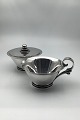 Georg Jensen Sterling Sølv Pyramide Flødekande og Sukkerskål No 600A