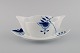 Royal Copenhagen Blue Fluted Mega sauce boat. 21st Century. Model number 563.
