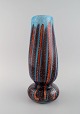 Stor Murano vase i mundblæst kunstglas. Italiensk design, 1960/70'erne.Måler: 35,5 x 14,5 ...