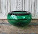 Holmegaard smaragd grøn Provence skål designet af Per Lütken.Højde 15 cm. Diameter 25 cm.