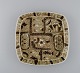 Nils Thorsson 
and Johanne 
Gerber for 
Aluminia, Royal 
Copenhagen. 
Square Baca 
dish decorated 
with ...