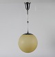 Art Deco lampeArt Deco loftslampe fra 1930'erne Fremstillet af af forkromet metal med ...