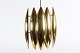 Jo HammerborgKastor lampe fremstillet af lakeret messingmed lysegul lakering på ...
