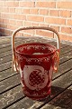Bøhmisk glaskunst fra ca. 1920, Bøhmisk glas i den rubinrøde farve med ...