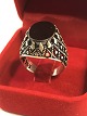 Men's silver 
rings in 925 s 
with large oval 
stones size 62