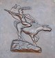 Sinding, 
Stephan (1846 - 
1922) Danmark: 
Valkyrie. 
Kobber 
plaquette. 30 x 
29 cm. 
Usigneret. ...