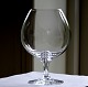 Holmegaard glasværk, Fontaine glas, designet af Michael Bang 1986.Cognac. Højde 16,5 cm. Pris: ...