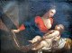 Italiensk kunstner (17. årh.): Madonna del Latte. Olie på lærred. Usigneret. 61,5 x 82 ...