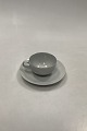 Royal 
Copenhagen 
Fajance Blåkant 
Kaffekop og 
Underkop No. 
3043. Kop måler 
6,8 cm / 2.68 
in.