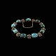 F. Hingelberg. 
14k Gold 
Bracelet with 
Cabochon 
Turquoise.
Designed and 
crafted by  F. 
...