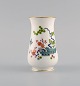 Meissen porcelænsvase med håndmalede grene, blomster og fugle. Japanisme, tidligt ...