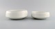Raija 
Uosikkinen for 
Arabia. Two 
Pitsi porcelain 
bowls with 
floral 
decoration. 
Dated ...