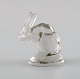 René Lalique (1860-1945), Frankrig. Sjælden og tidlig figur i klart kunstglas. Kanin. 1920'erne. ...