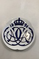 Royal 
Copenhagen 
Mindeplatte fra 
1898 RC-CM18 
med guld