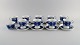 Raija 
Uosikkinen for 
Arabia. Ali 
porcelain 
coffee service 
with blue 
flower 
decoration for 
eight ...