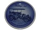 Aluminia miniature platte med bil, Delahaye 1907.Dekorationsnummer 154/2010.1. ...
