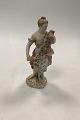 Meissen 
Porcelænsfigur 
Spring Tyskland 
C84
Måler 19,5cm / 
7.78 inch
Små afslag på 
blomster