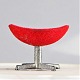 Brio miniture fodskammel til ægget, som blev designet af Arne Jacobsenrødlig plastik og ...