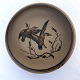 Bornholmsk 
keramik, 
Hjorth, Fad med 
ænder, 21cm i 
diameter, Nr. 
119 *Pæn stand*