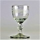 Myhlenberg glas 
med vinløvfrise
portvinsglas
Højde 11,5 cm
Diameter 7 cm