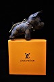 Original Louis Vuitton accessories , taske vedhæng / nøglering i form af lille hund med ...