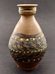 H A Kähler keramik vase 26,5 cm. revne ved hals emne nr. 507351