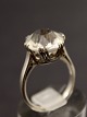 Sterling sølv ring størrelse 56 med krystal fra sølvsmed Erik Petersen København emne nr. 507353
