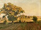 Jeppesen, Erik 
(19./20. 
Jahrhundert) 
Dänemark: 
Landschaft. Öl 
auf Leinwand. 
Signiert Erik 
...