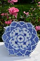 Royal Copenhagen Blue fluted full lace  Plate 1144