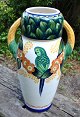 Stor Aluminia 
jugend vase i 
fajance, 
805/684 
dekoreret ...