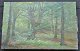Gyde Petersen, 
Hans (1862 - 
1943) Danmark: 
Skov scene. 
Olie på lærred. 
Signeret GP 
1906. 25 x 39 
...