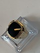 Herrering med onyx 14 karat Guld
stemplet 585
Str 65