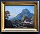 Dansk kunstner 
(19. årh.): 
Landskab fra 
Tyrol. Olie på 
lærred. 
Usigneret. 25 x 
31 ...