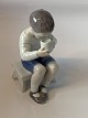 Bing and 
Grondahl Boy 
drinking milk  
(VICTOR)
Deck no #1713
Height 13.4 cm 
approx
Nice and ...