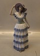 Spansk Tango 
danser i blåt 
og lilla 32 cm 
Nao / Lladro 
Håndlavet i 
Spanien Kgl. 
Porcelæn