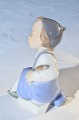 Royal 
Copenhagen 
figurine. Royal 
Copenhagen Boy 
with sailing 
boat no. 3272. 
Height 10 cm. 3 
...