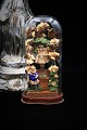 Decorative, old 
French glass 
globe, finely 
decorated with 
the Virgin Mary 
with the baby 
Jesus. ...