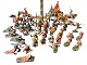 Lineol & Elastolin Tyskland, samling indianer legetøjsfigurer fra 1950'erne.Alle er ...