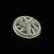 Jais Nielsen 
1885-1961. 
Broche i 
keramik med 
Celadon-glasur 
med montering i 
forgyldt 
sterling ...