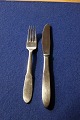 Georg Jensen Mitra dull Danish stainless steel 
flatware, settings dinner cutlery of 2 pieces