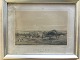 Litografi af 
Lundbæk ved 
Nibe ca. 1850.