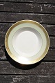 Dagmar with gold Danish porcelain, small deep 
plates 21.5cm