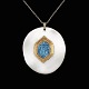 Royal 
Copenhagen / A. 
Michelsen. 
Porcelain and 
Gilded Sterling 
Silver Pendant.
Designed and 
...