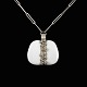 Royal 
Copenhagen / A. 
Michelsen. 
Porcelain and 
Sterling Silver 
Pendant - 
White.
Designed and 
...