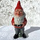 Ler nisse med 
topmave og 
bælte, 19cm 
høj, 9cm bred 
*Pæn stand*