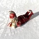 Reclining 
porcelain 
gnome, 6.5 cm 
long, From the 
beginning of 
the 1900s 
*Patinized*