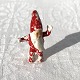 Waving 
Christmas elf, 
5.5 cm high, 
From the 
beginning of 
the 1900s 
*Patinad 
condition*